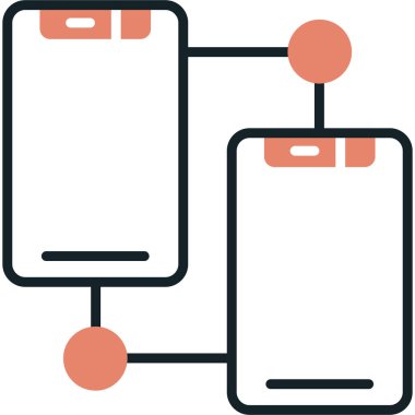 bağlantı bağlantı simgesi dolu - dış hat biçimi