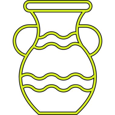 Sürahi. Web simgesi basit illüstrasyon