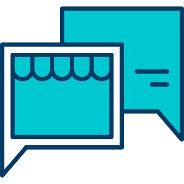 Konuşma baloncukları ikon vektör çizimi