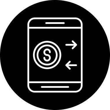 Vektör mobil ağ simgesi