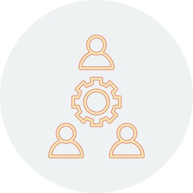 iş simgesi vektör illüstrasyonu