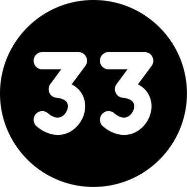 Özet biçiminde 3 boyutlu sayı simgesi