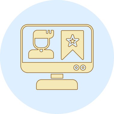 seo modern simgesinin vektör illüstrasyonu