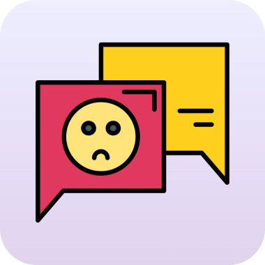 hüzünlü ileti vektörü simgesi