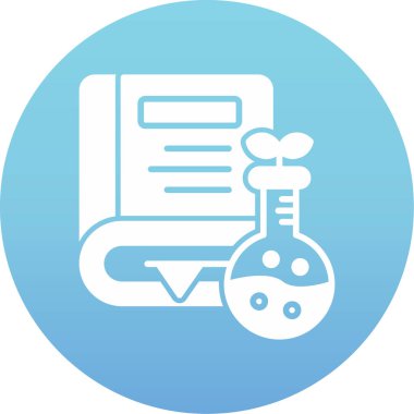 deney tüpü ve matara vektör çizimi