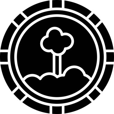 Bir ağacın vektör illüstrasyonu