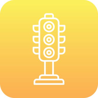 Benzersiz araba motoru vektör simgesi