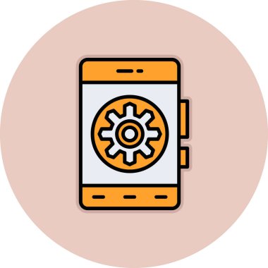 cep telefonu ikonu vektör illüstrasyonu