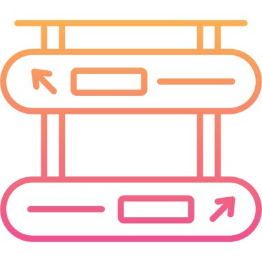 bus simgesi vektör illüstrasyonu