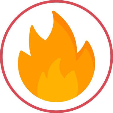 Simge vektör resimlemesini ateşle