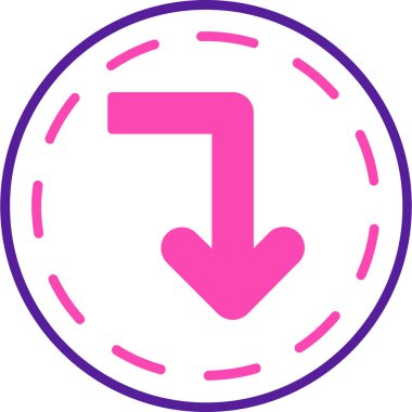 ok simgesi vektör illüstrasyonu