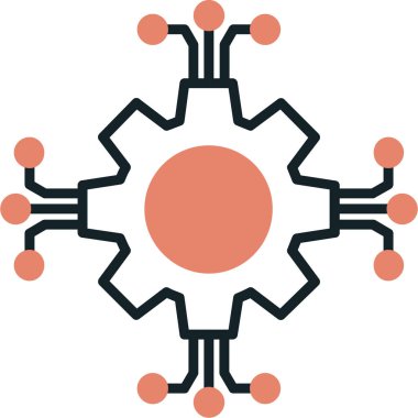 covid 19 salgın parçacık parçacık simgesi