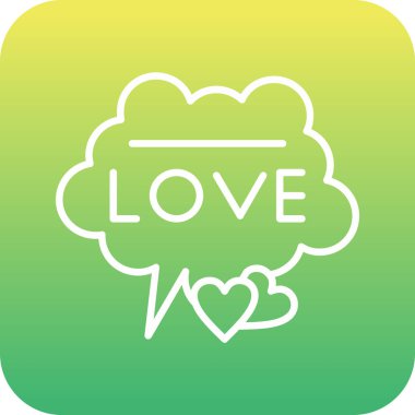 soyut arkaplanda izole edilmiş aşk harfi simgesi