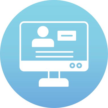 Modern simgenin vektör illüstrasyonu