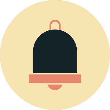 Çan simgesi, vektör çizimi