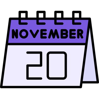 Kasım 21, tek günlük takvim simgesi