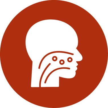 baş vektör simgesi modern illüstrasyon