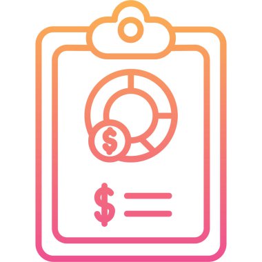 Para için. Web simgesi basit illüstrasyon