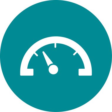 Moda biçimi izole edilmiş arkaplanda hız göstergesi simgesi