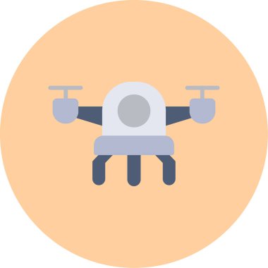 Hava İHA simgesi vektör çizimi