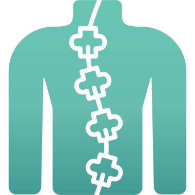 tıbbi ve teknoloji çizgi vektör simgesi