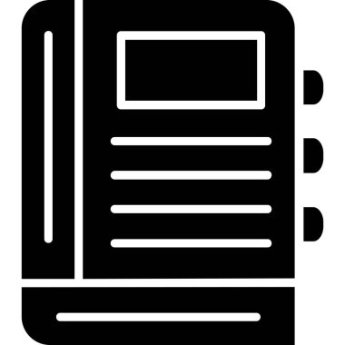 belge simgesi, vektör çizimi