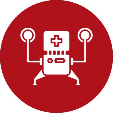 Robot simgesinin vektör illüstrasyonu