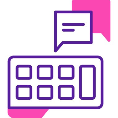 Takvim simgesinin vektör illüstrasyonu