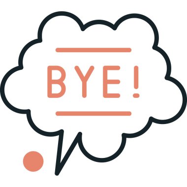 kabarcık sohbet ileti simgesi