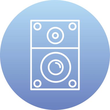 Müzik simgesinin vektör illüstrasyonu