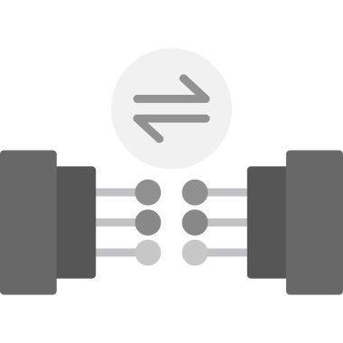 Spor salonunun düz ikonu