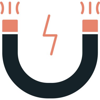 Mıknatıs Web simgesi basit illüstrasyon