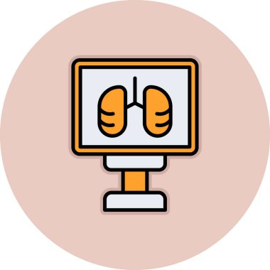 Bilgisayar. Web simgesi basit illüstrasyon