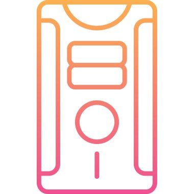 Bir b simgesinin vektör illüstrasyonu