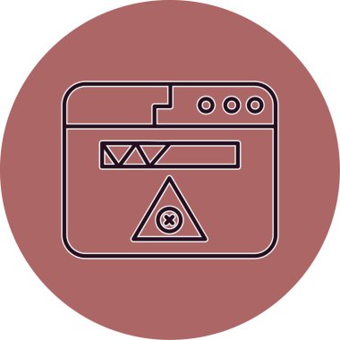 Modern b 'nin vektör illüstrasyonu eksik simgesi