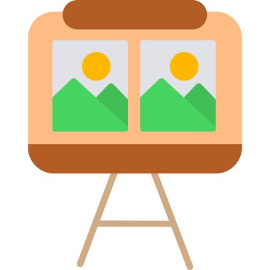 Sunuyu web simgesi, vektör çizim