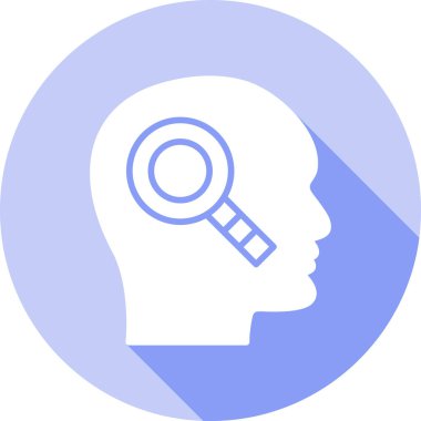 Büyüteçle insan kafası