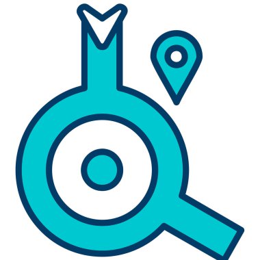 gps konum simgesi - taslak biçimi