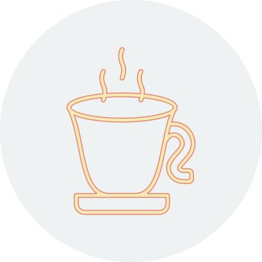 kahve fincanı vektör simgesi