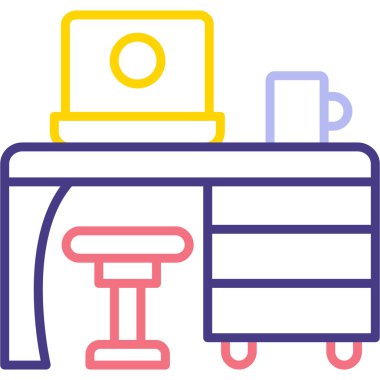 Araba dükkanı. vektör illüstrasyonu