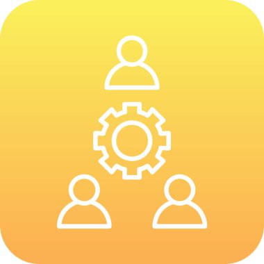 Modern insan simgesinin vektör çizimi