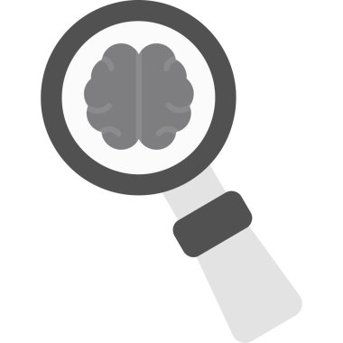 Düz simge, vektör illüstrasyonunu ara