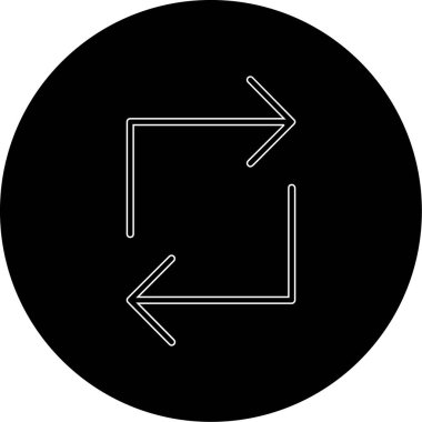 ok simgesinin vektör illüstrasyonu