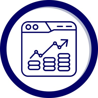 seo modern simgesinin vektör illüstrasyonu