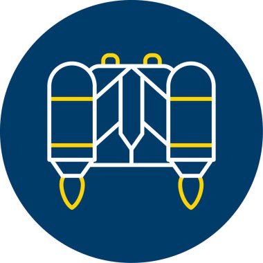 Seyahat simgesinin vektör illüstrasyonu