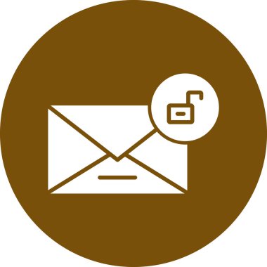 E-posta. Web simgesi basit illüstrasyon
