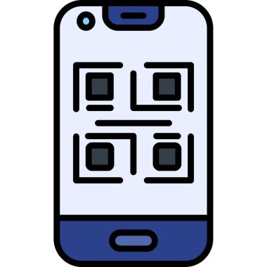 Akıllı telefon. Web simgesi basit illüstrasyon