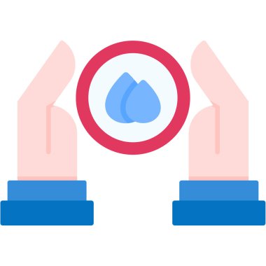 Su damlası vektör illüstrasyonu