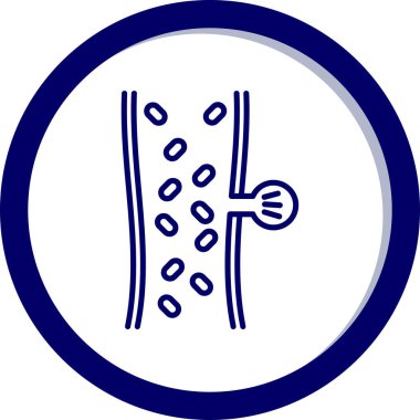 Bir simgenin vektör illüstrasyonu