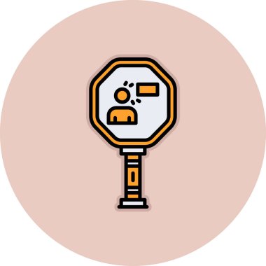 Vektör konumu simge illüstrasyonu